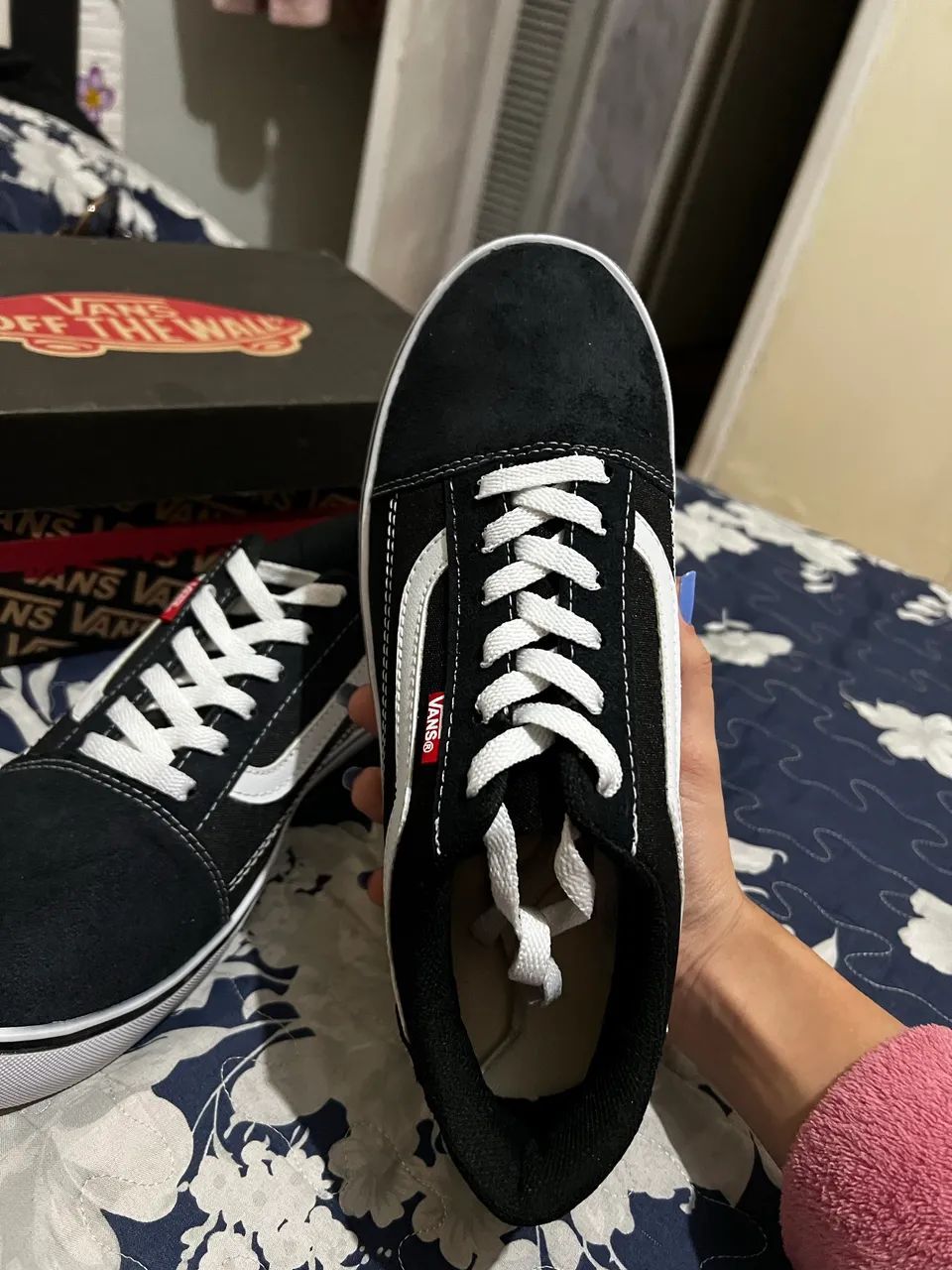 TÊNIS VANS WARD PRETO E BRANCO - Foto 5