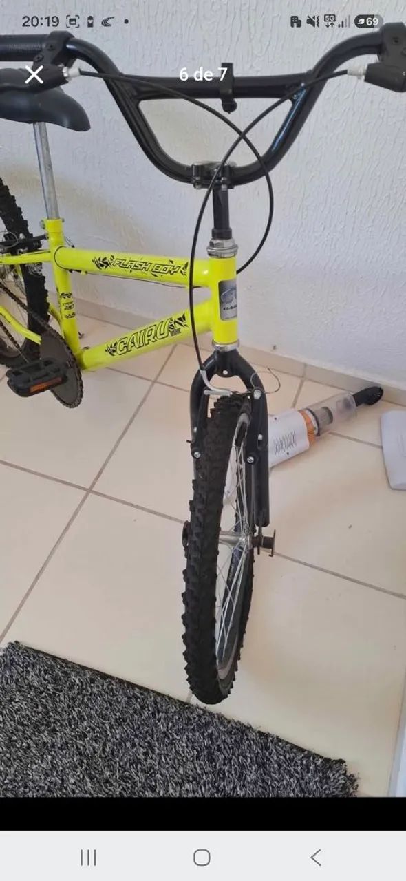Bicicleta Cairu usada infantil  - Foto 3