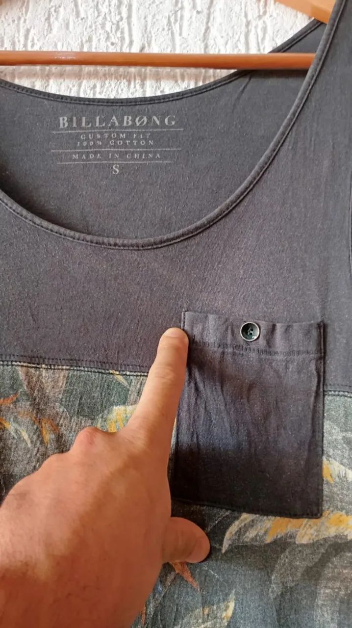 regata billabong preta tam s veste p - Foto 5