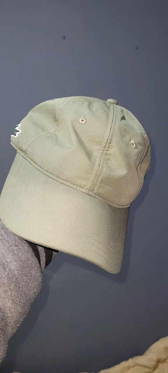 Bone lacoste Sport verde militar original  - Foto 2