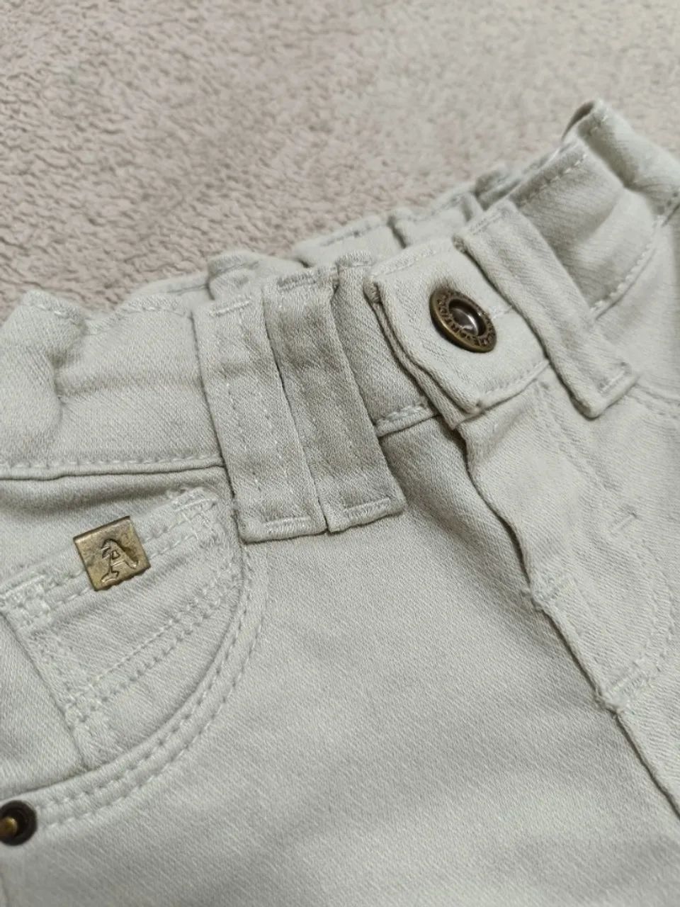 Kit 2 calças jeans para bebê  - Foto 4