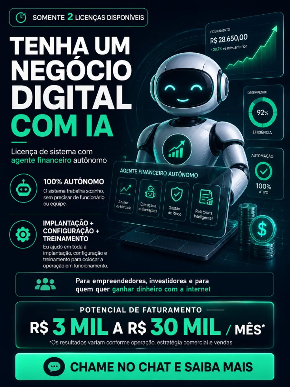 TENHA SEU PRÓPRIO NEGÓCIO COM IA