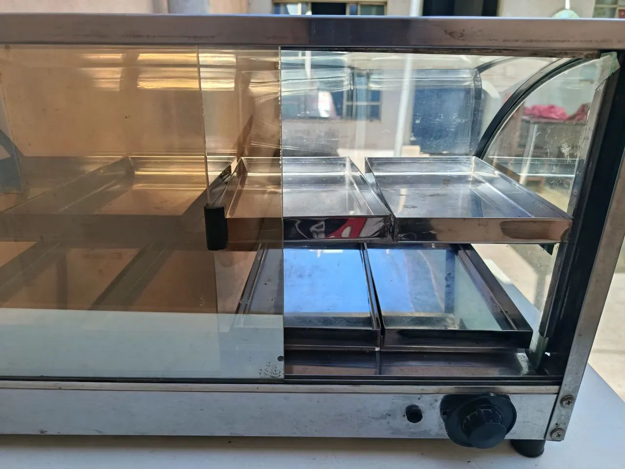 Vitrine Estufa Aquecida em Inox com 8 Bandejas - Foto 5
