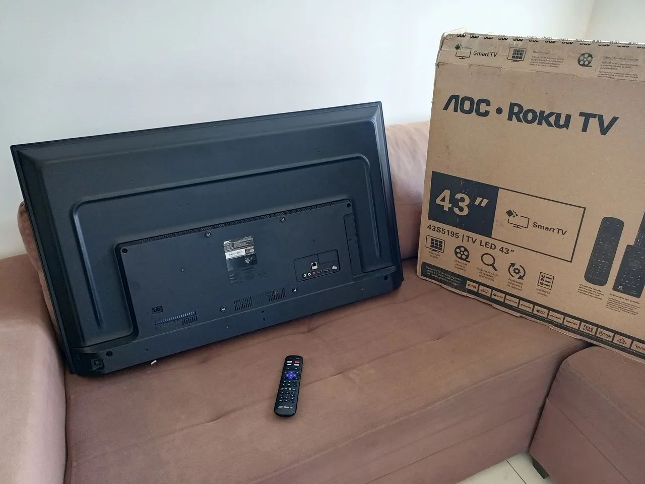 Tv AOC 43 com defeito - Foto 3