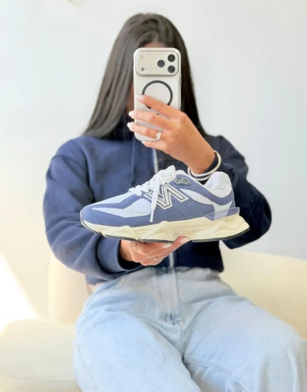 Tenis New balance 9060 Branco Marinho