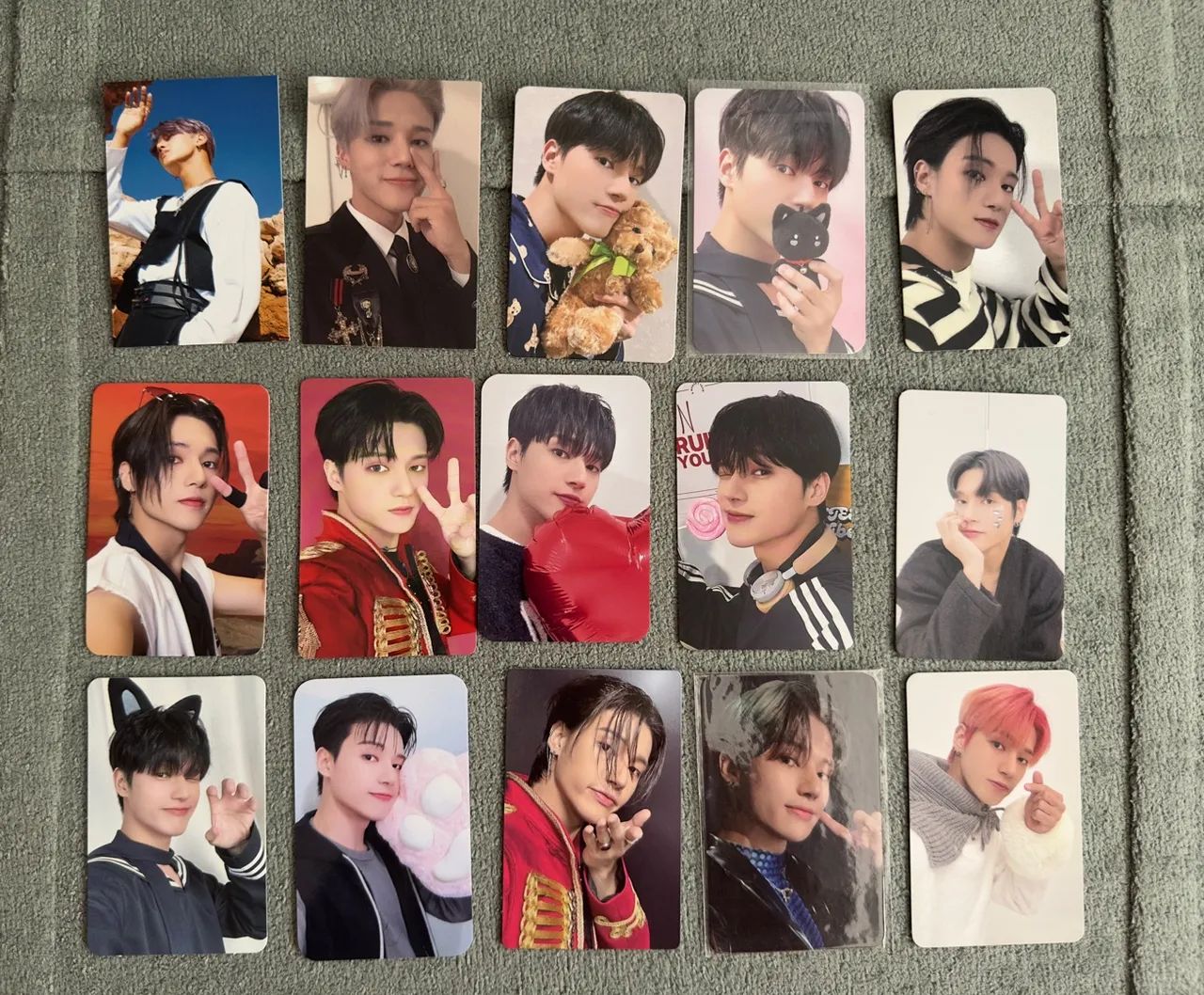 Photocards OFICIAIS ATEEZ K-pop (valor individual)