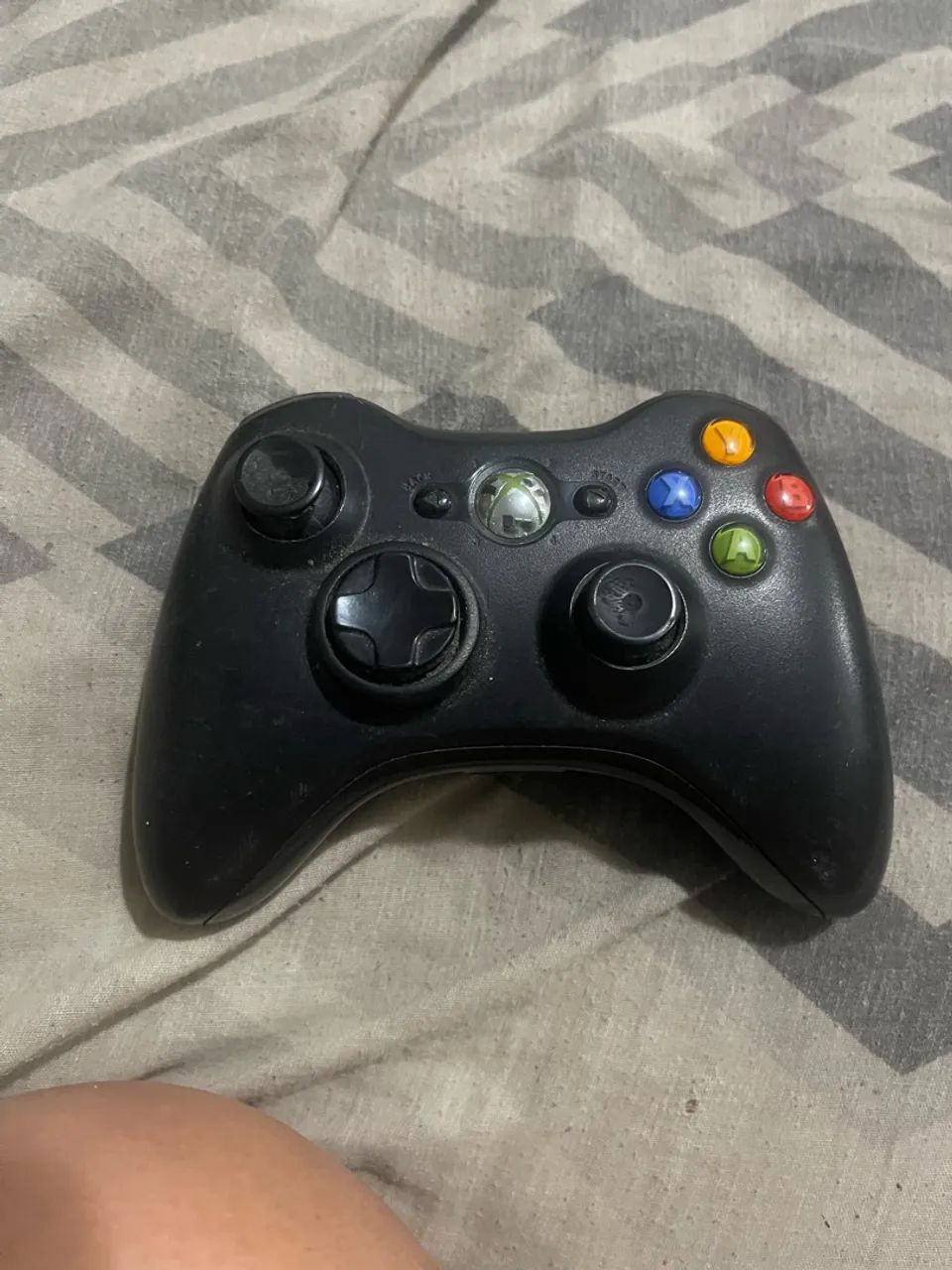 Controle de Xbox 360 funcionando
