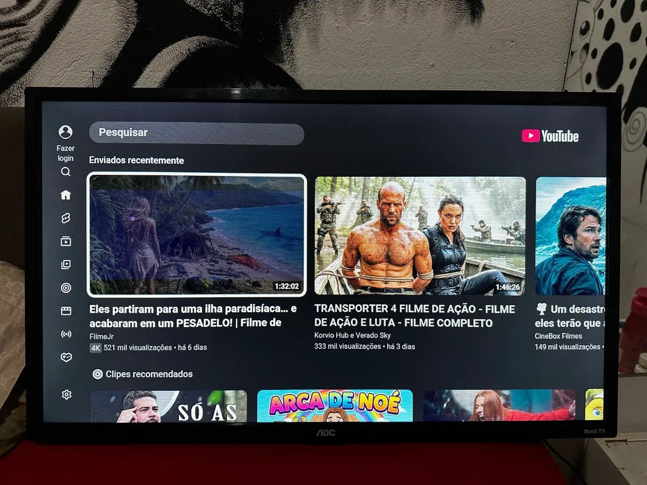 Televisão 32 AOC Roku smart  - Foto 3
