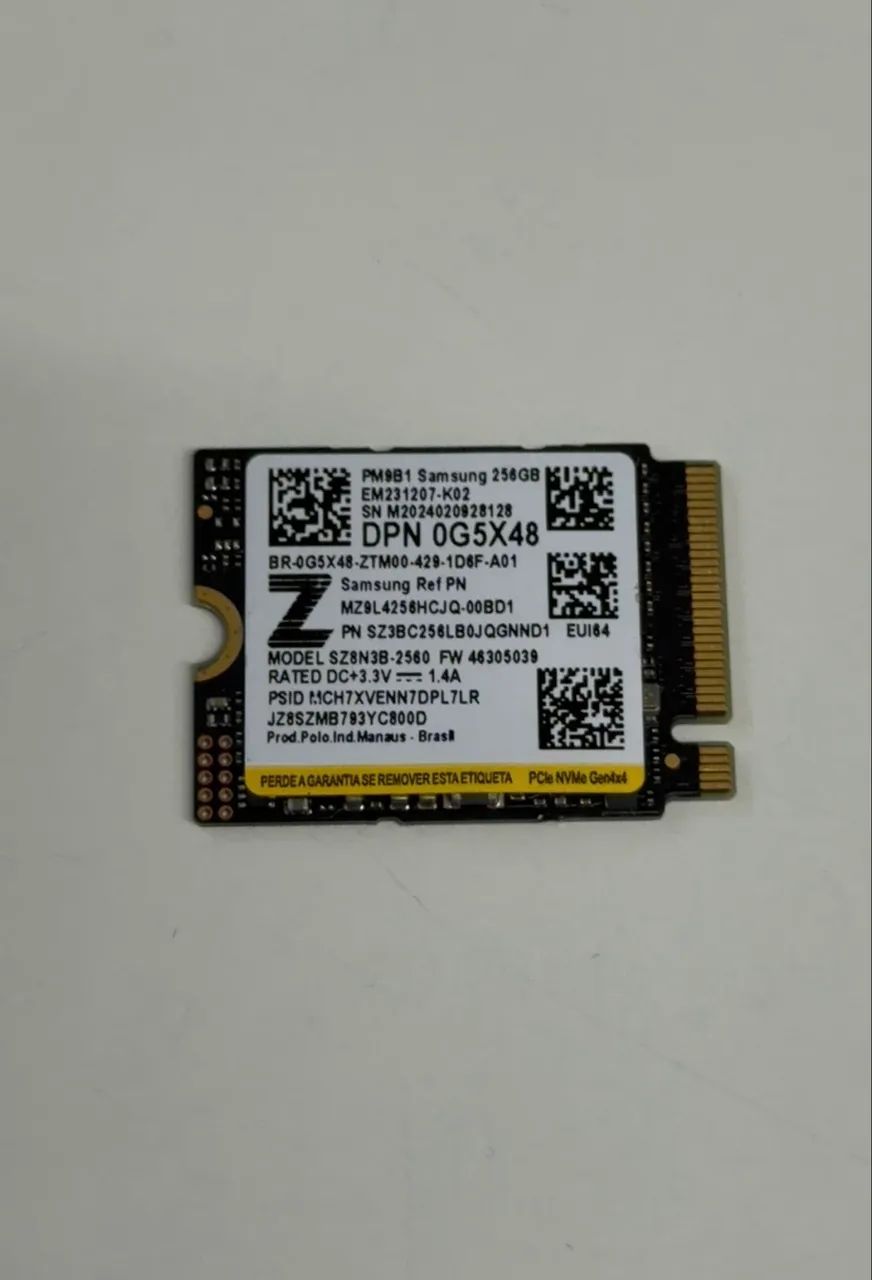 SSD NVMe M.2 2230 256