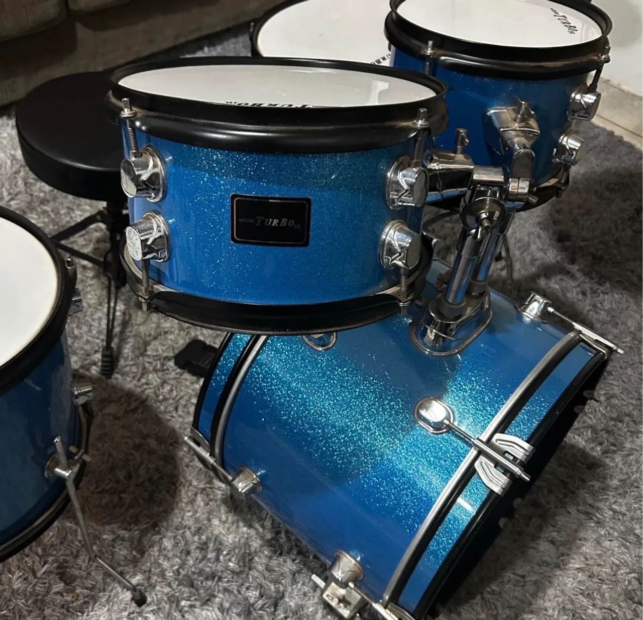 Bateria Júnior turbo Semi nova  - Foto 4