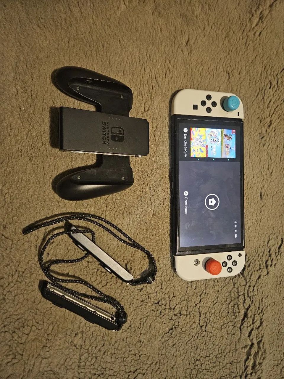 Nintendo Switch Oled Branco - Foto 2