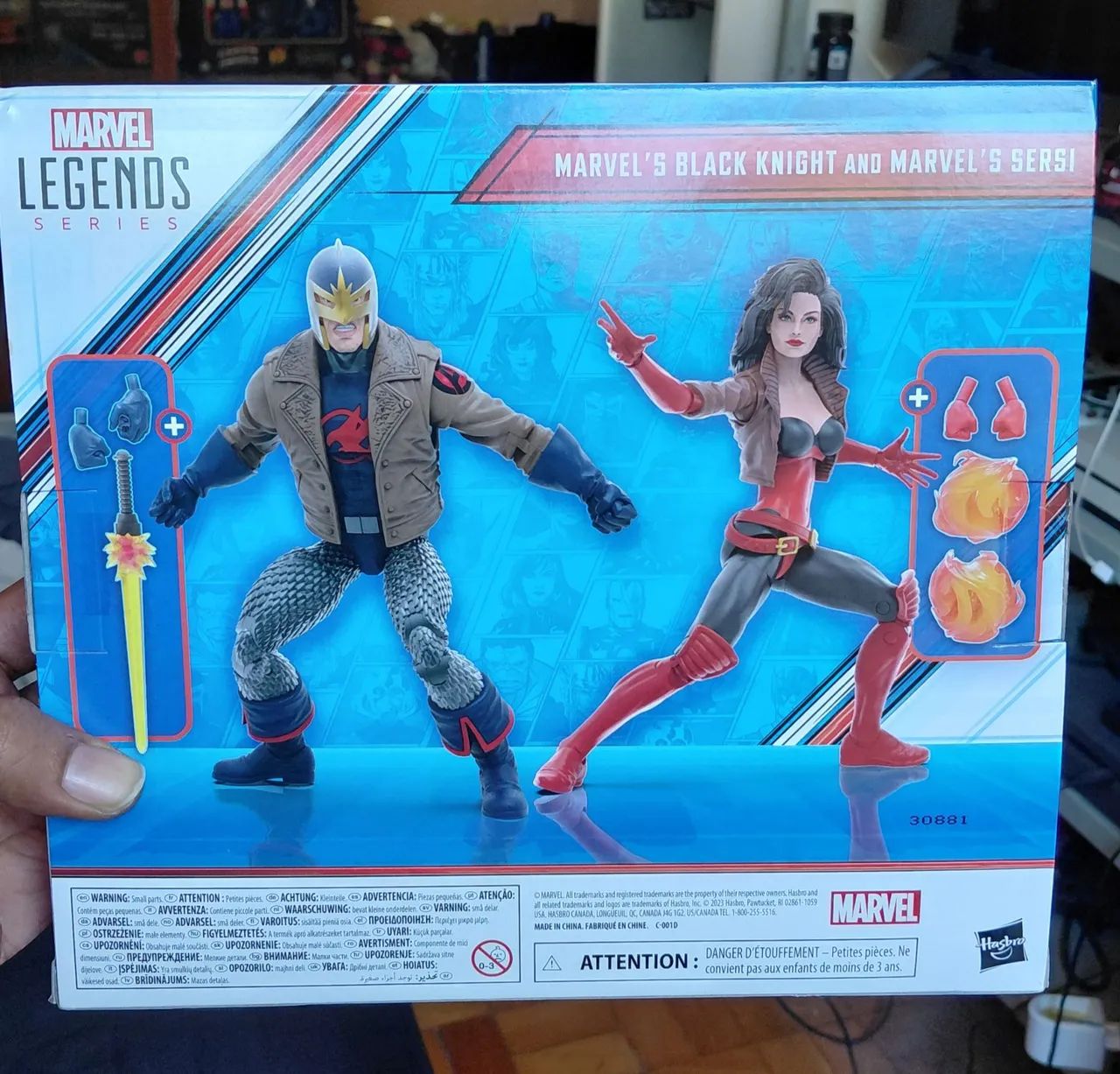 Marvel Legends  - 2 Pack Black Knight e Sersi (Lacrado) - Foto 2
