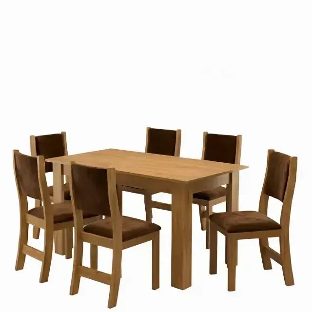 Mesa de jantar com 6 cadeiras novas de fabrica  - Foto 2