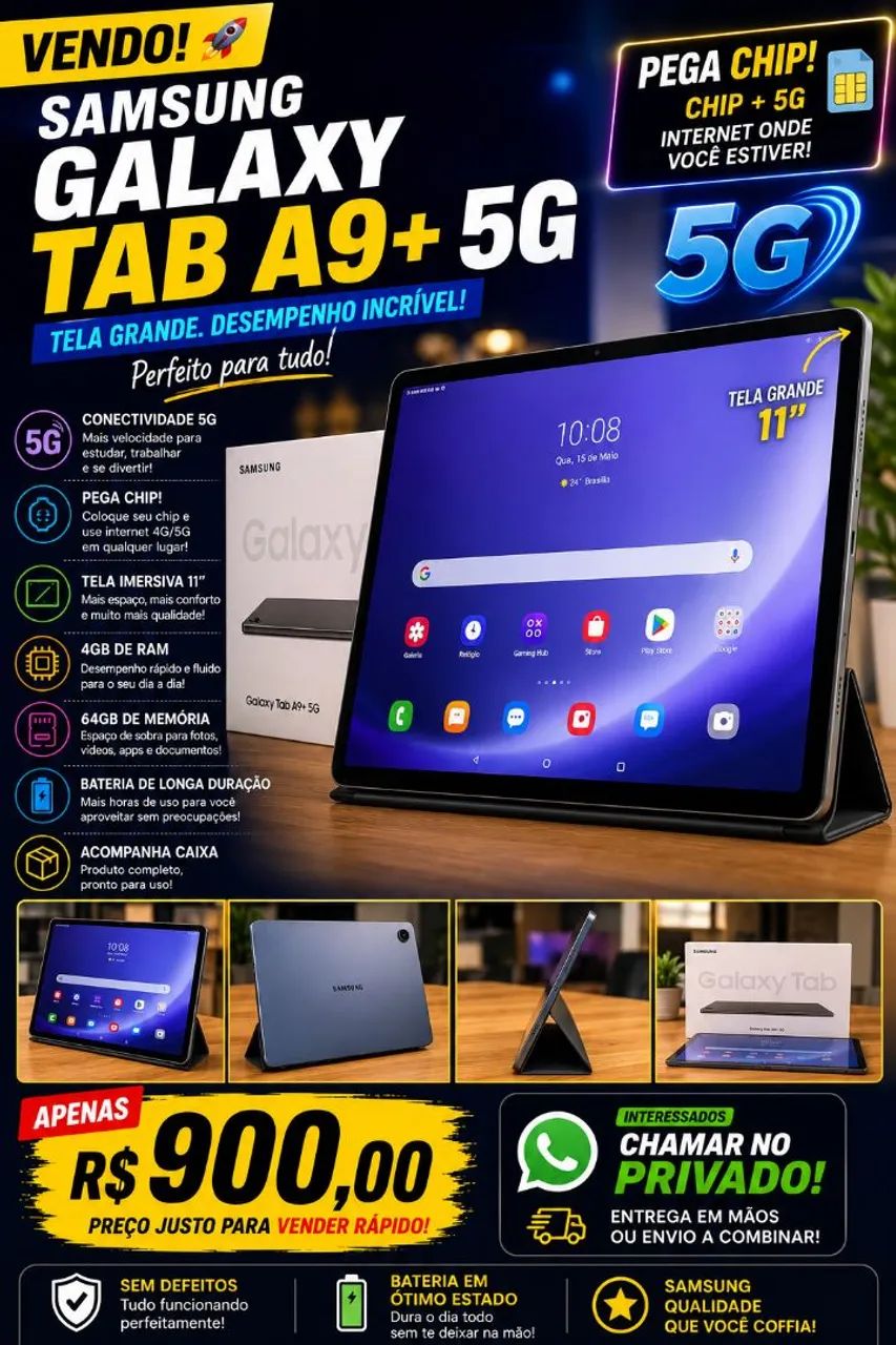Samsung Galaxy tab a9+ chip