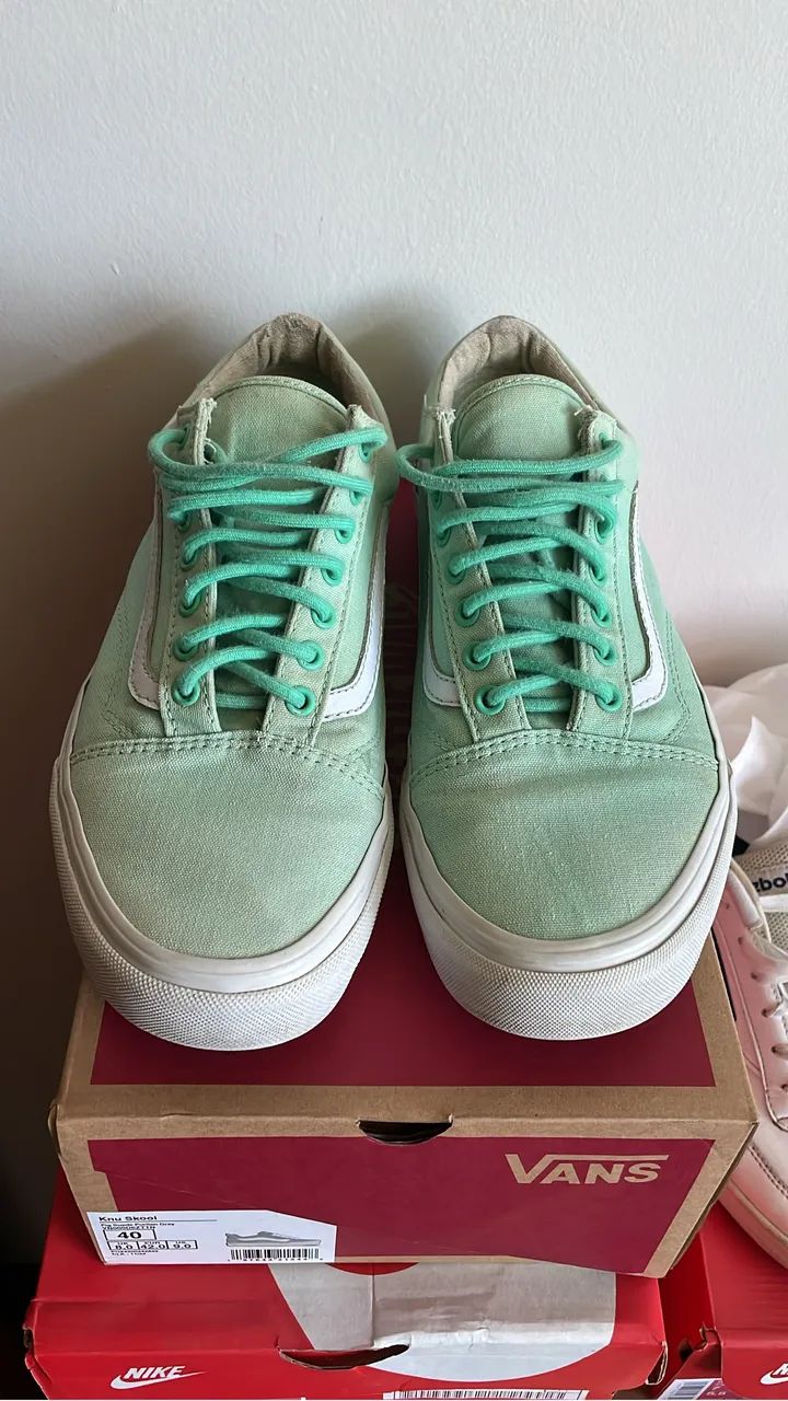 Tênis Vans - Verde Claro - Importado - Foto 2