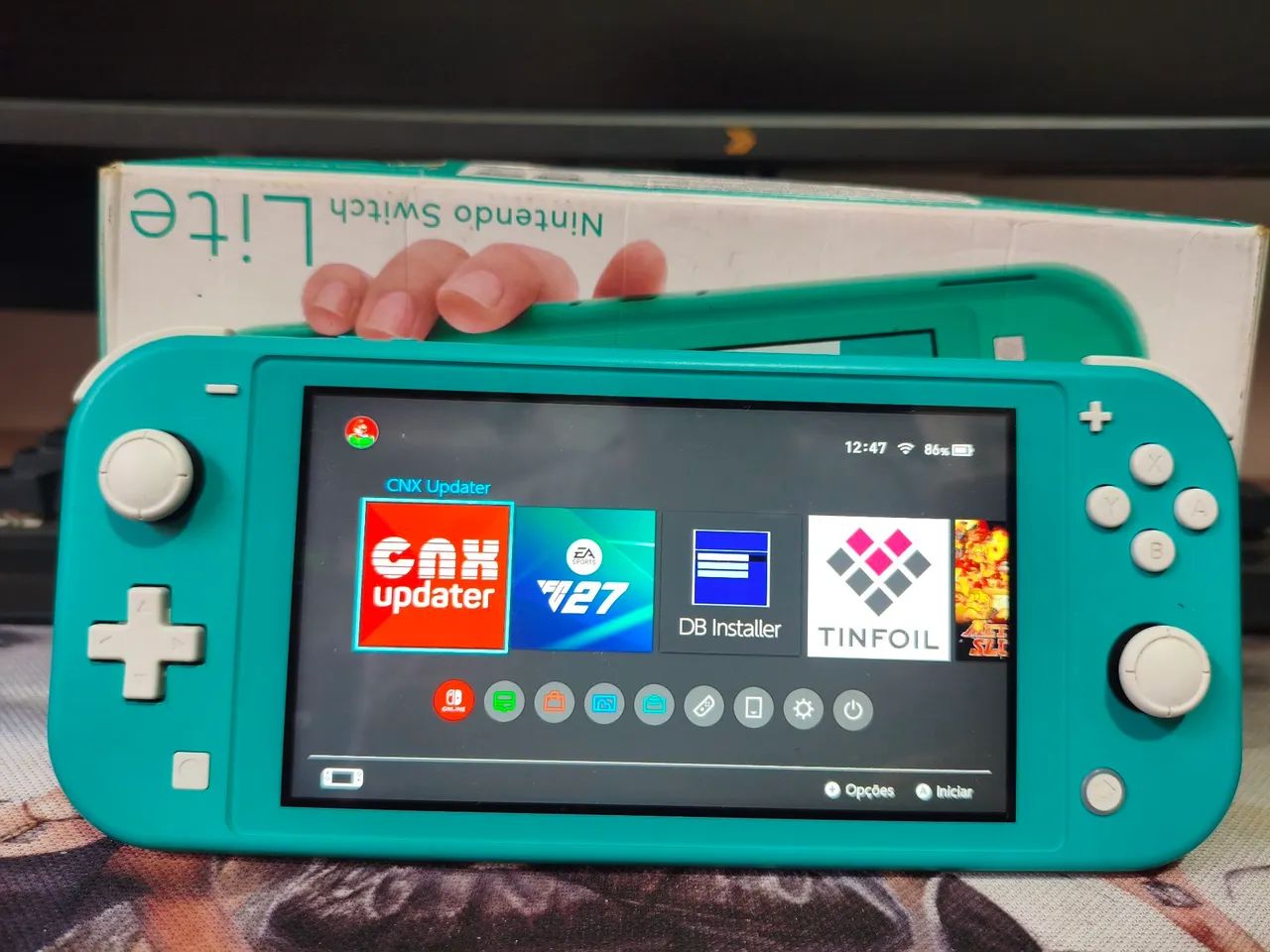 Nintendo switch lite d3sbl+queado# vendo/troco - Foto 5