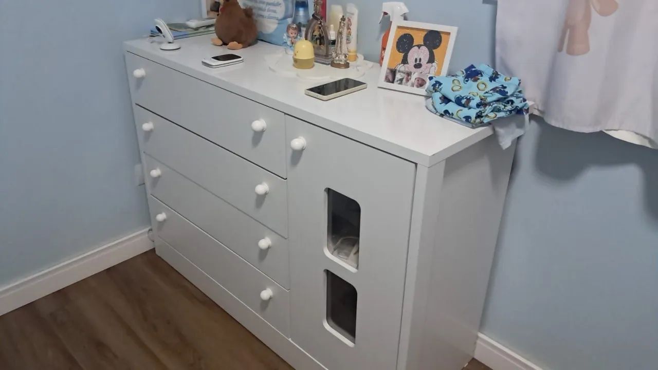 Vendo Guarda-roupa + cômoda infantil - Foto 3