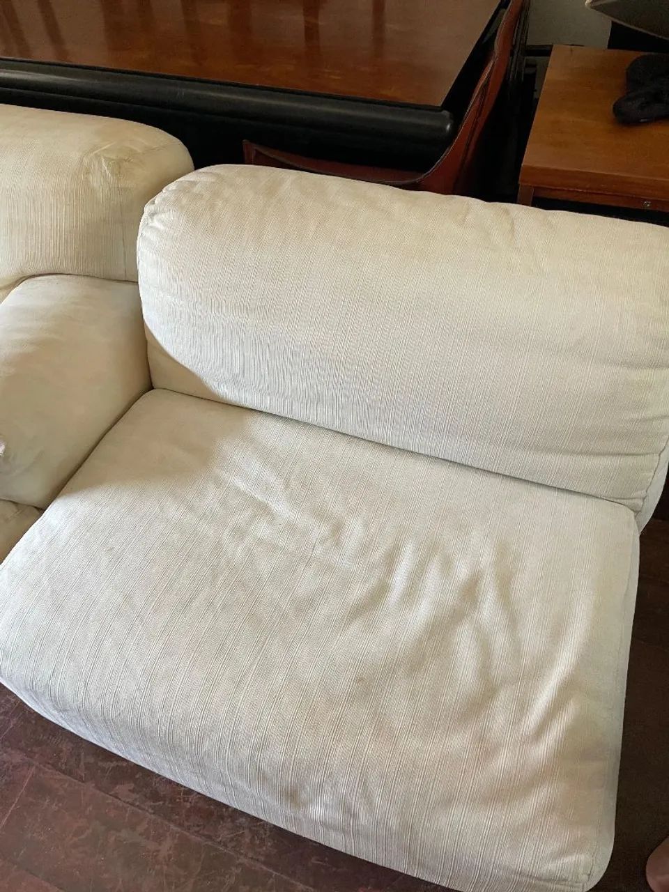Sofa de linho com três costuras!5 módulos, relíquia!!  - Foto 2