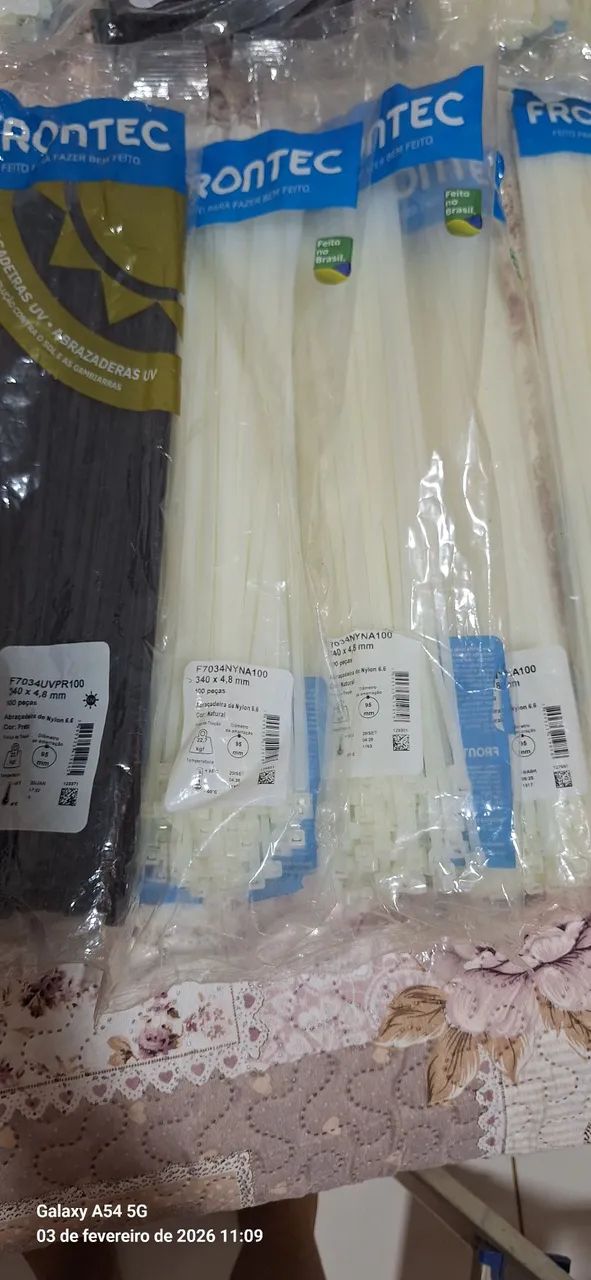 Abraçadeira nylon lote - Foto 3