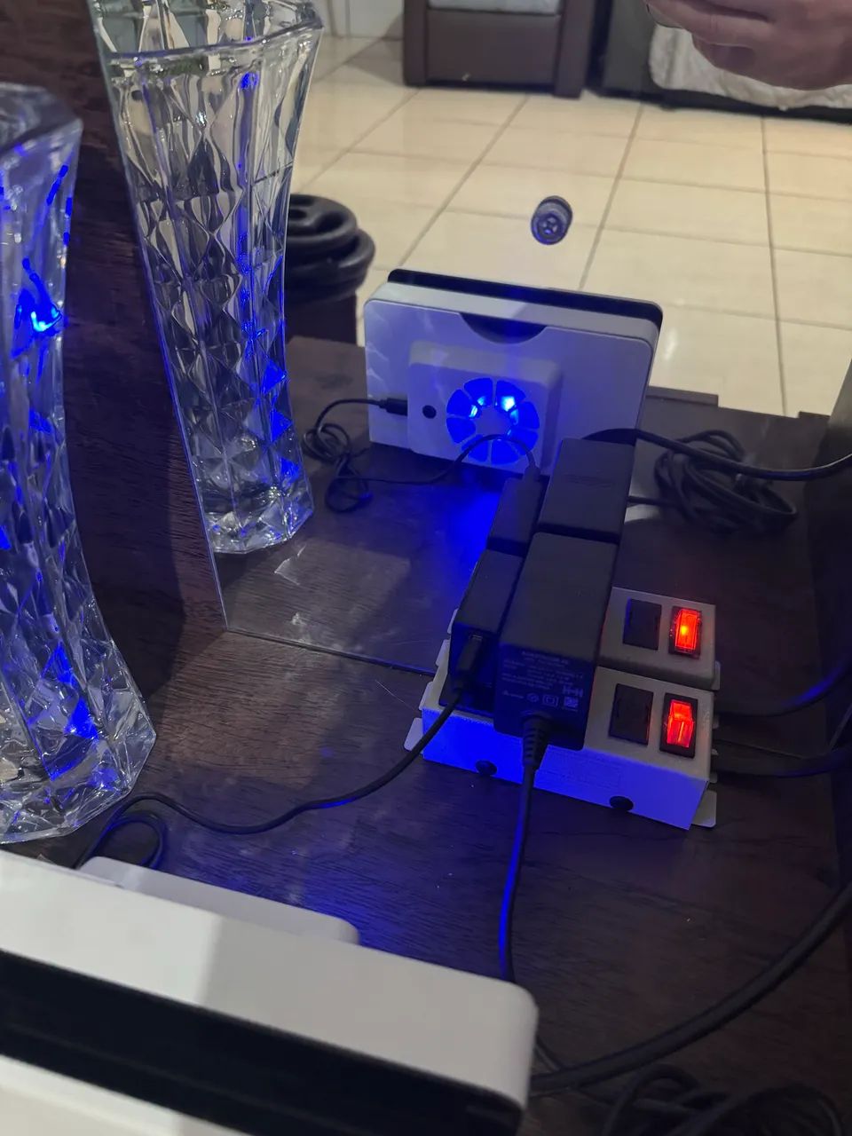 Base + Fonte - Dock nintendo Switch  - Foto 3