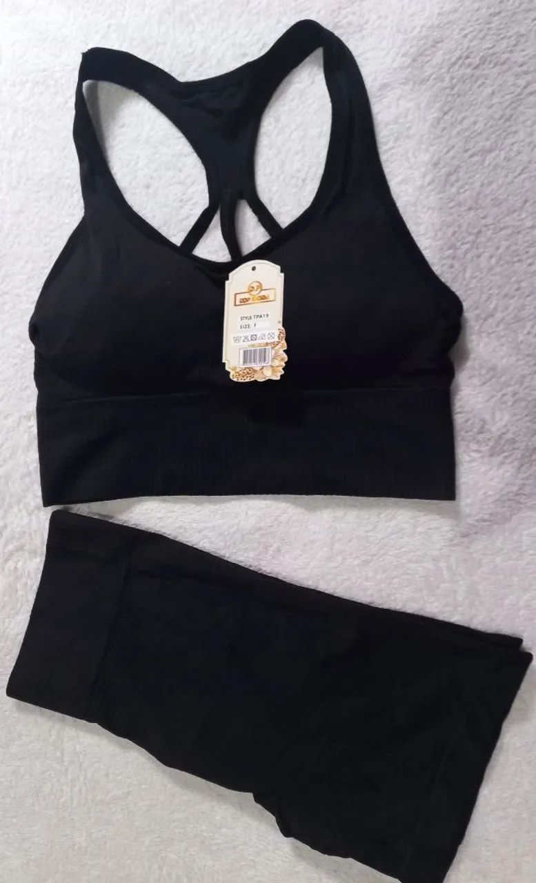 Conjunto fitness com empina bumbum - Foto 4