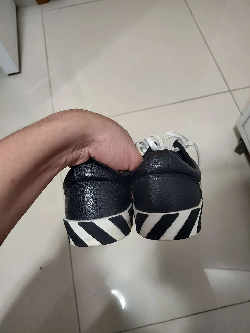 Tênis off white vulcanized  - Foto 4