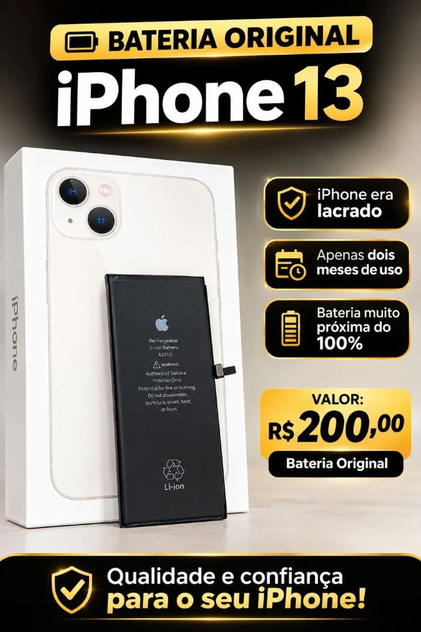 Bateria original de iPhone 13 normal  - Foto 2