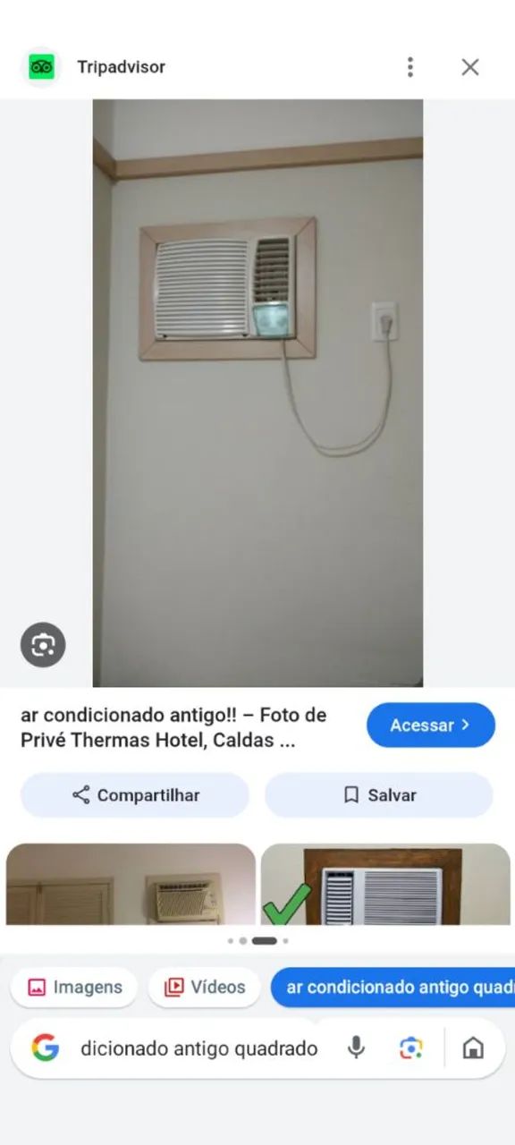 Ar condicionado antigo 