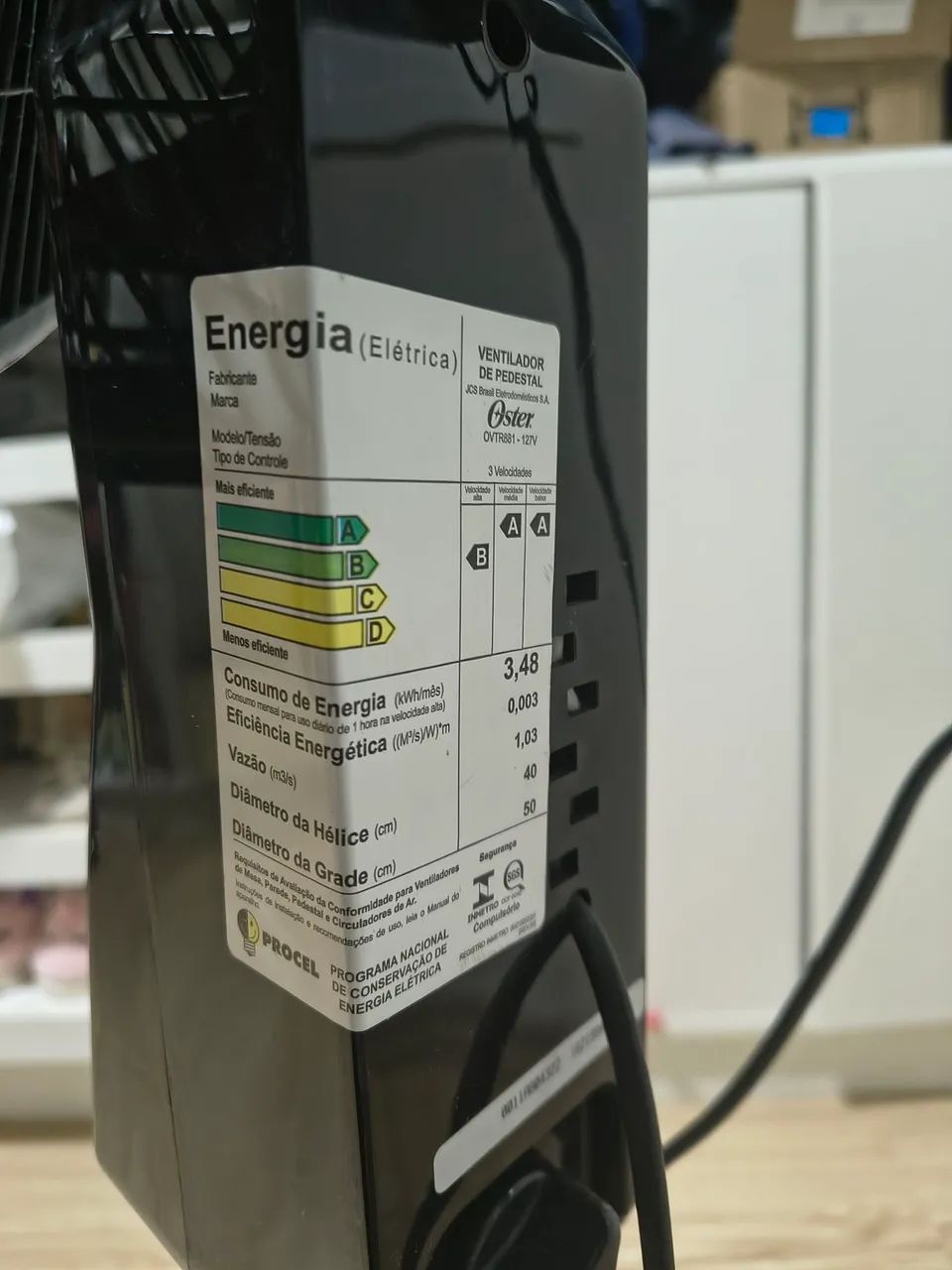 Ventilador de pé  - Foto 3