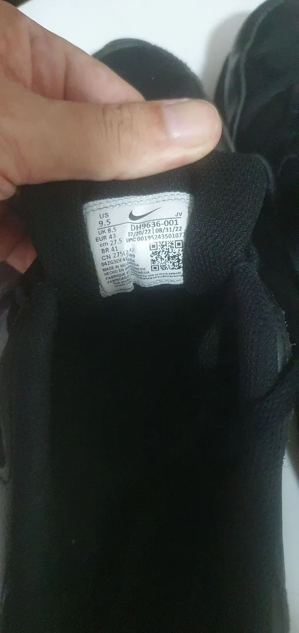 Tênis Nike Air Max SC Black  Couro  - Foto 3