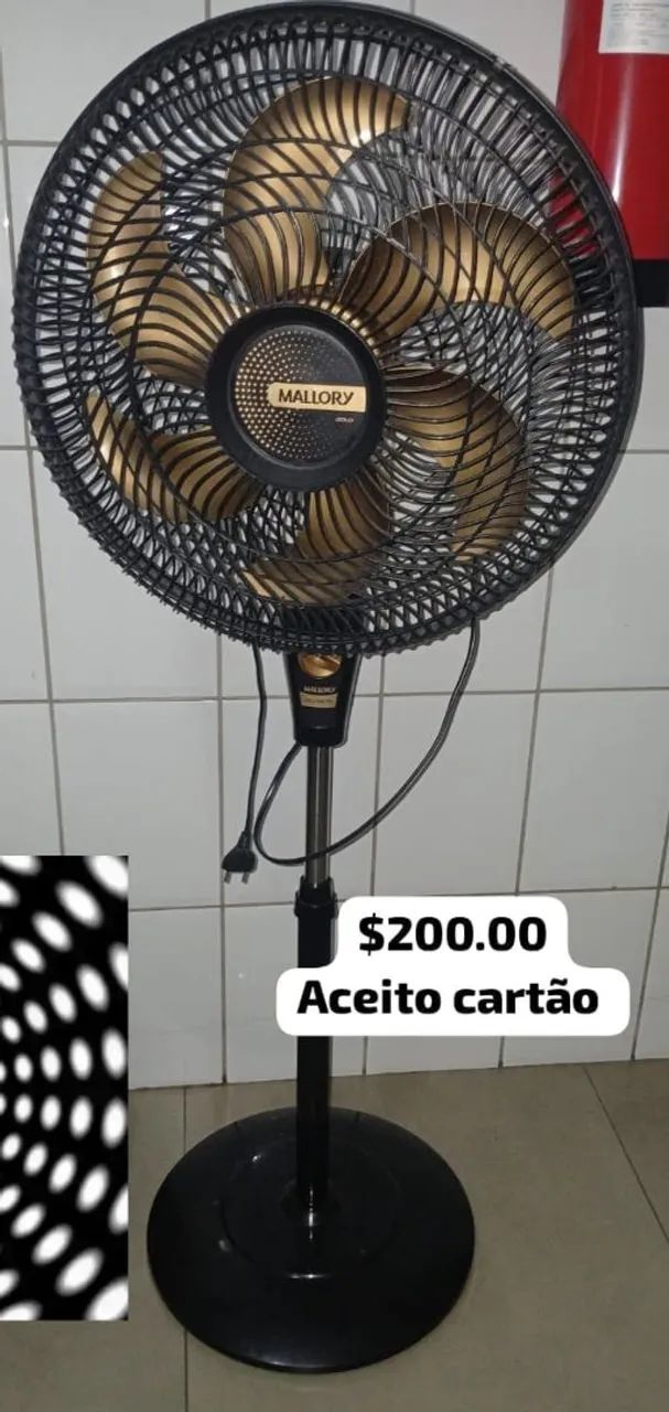 Ventilador Mallory com pé 