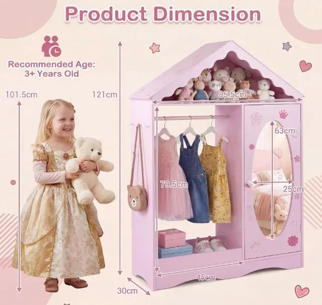 ? GUARDA-ROUPA INFANTIL IMPORTADO - Foto 3