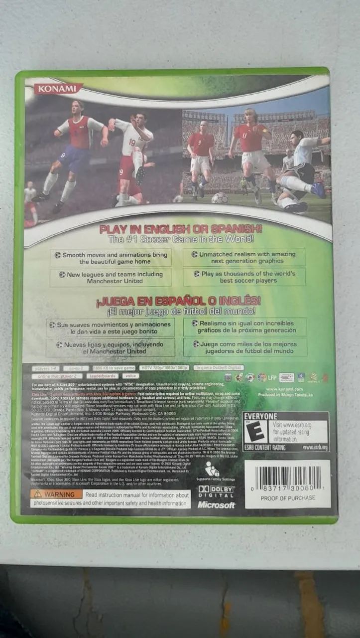 WINNING ELEVEN PRO EVOLUTION SOCCER 2007 - XBOX 360 - Foto 3