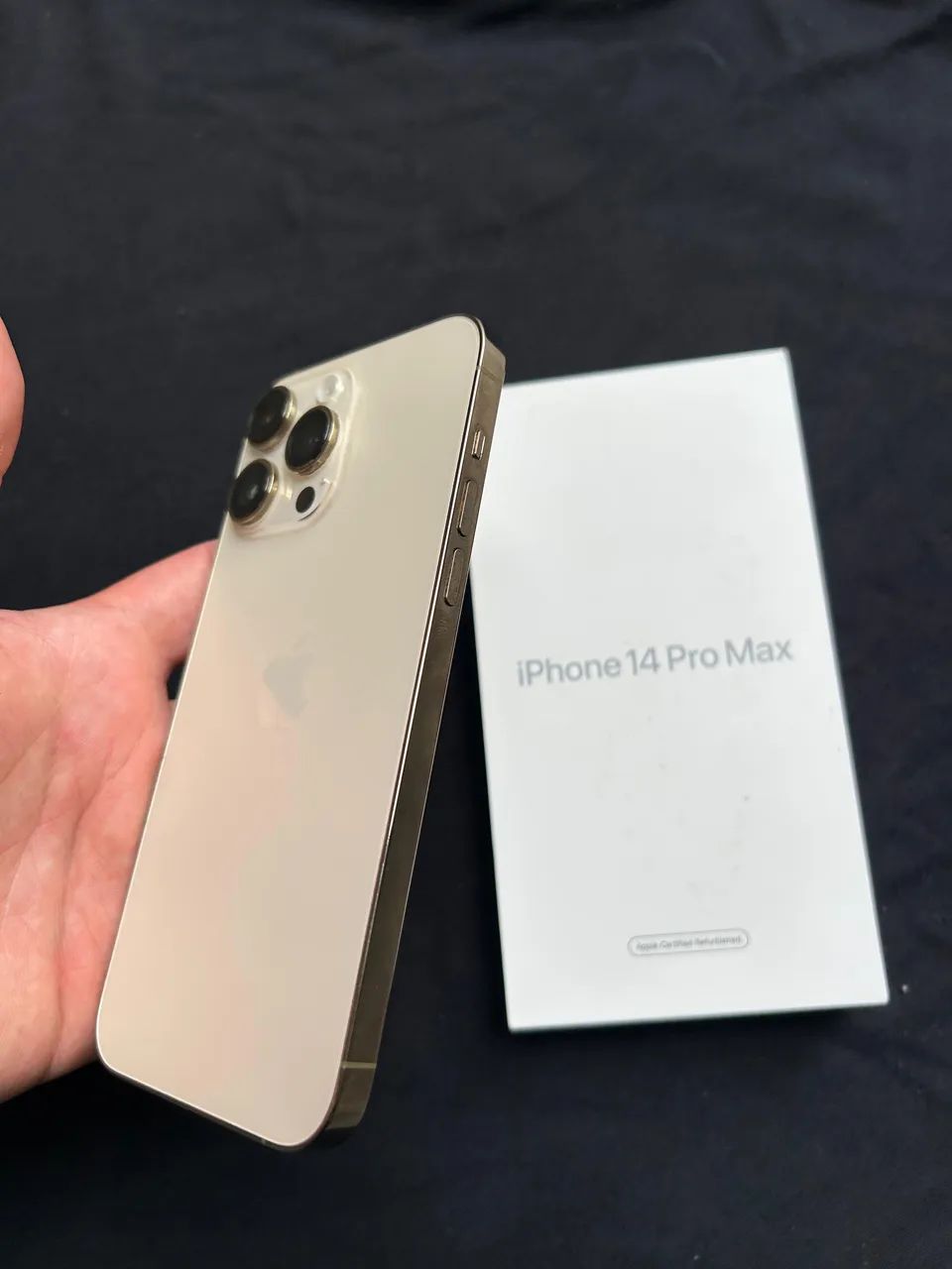 iPhone 14 Pro Max 256GB Gold Muito conservado - Celulares e