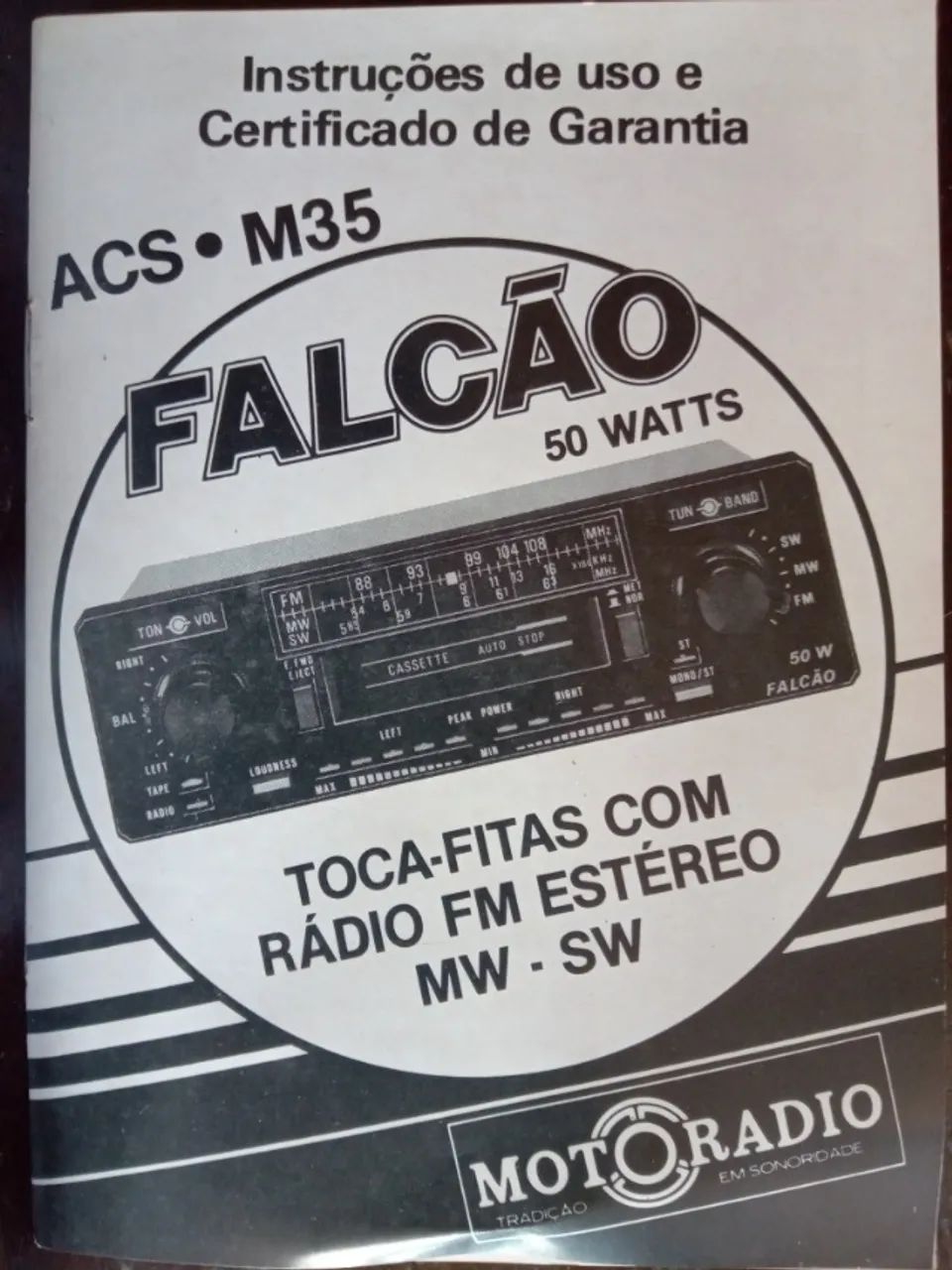 Toca Fitas Falcão MOTORADIO . - Foto 5