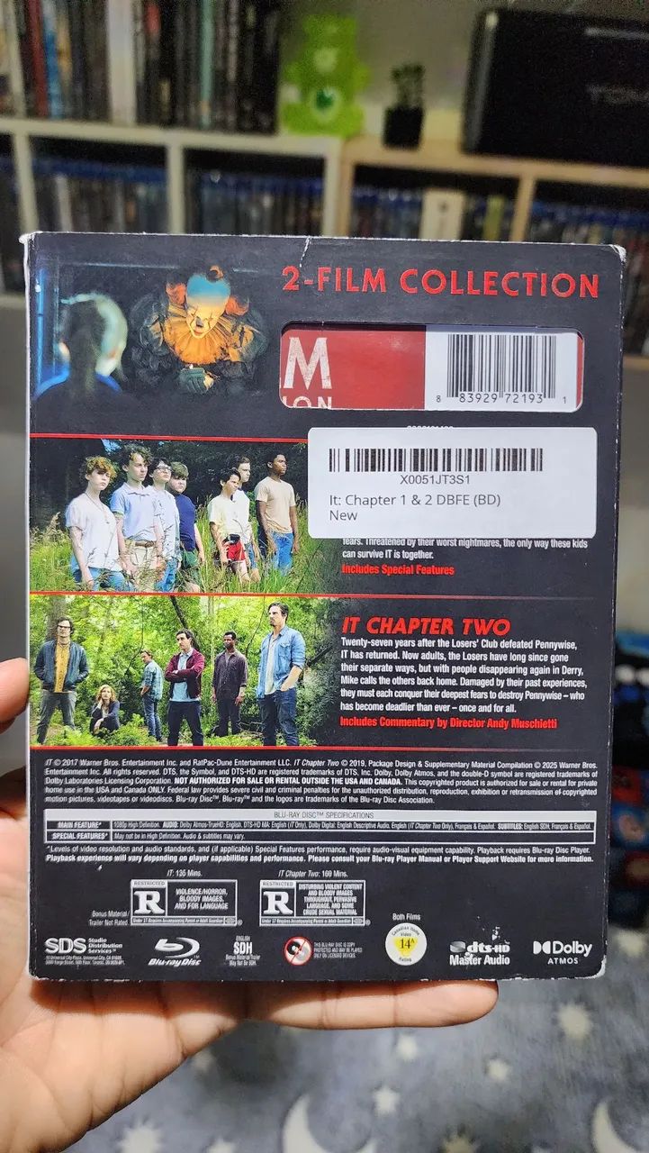 Blu-ray It A Coisa Coleção 1 E 2 + Luva Lacrado - Foto 3