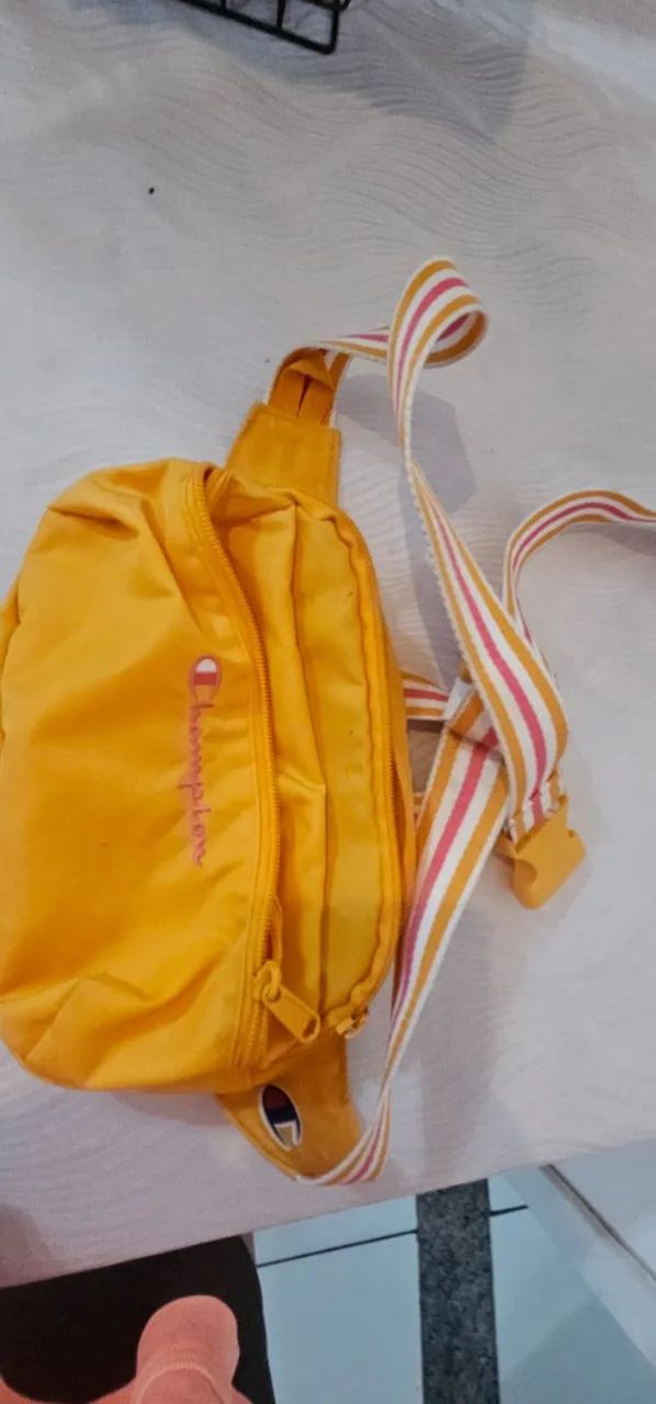 Pochete champion laranja e rosa - Foto 2