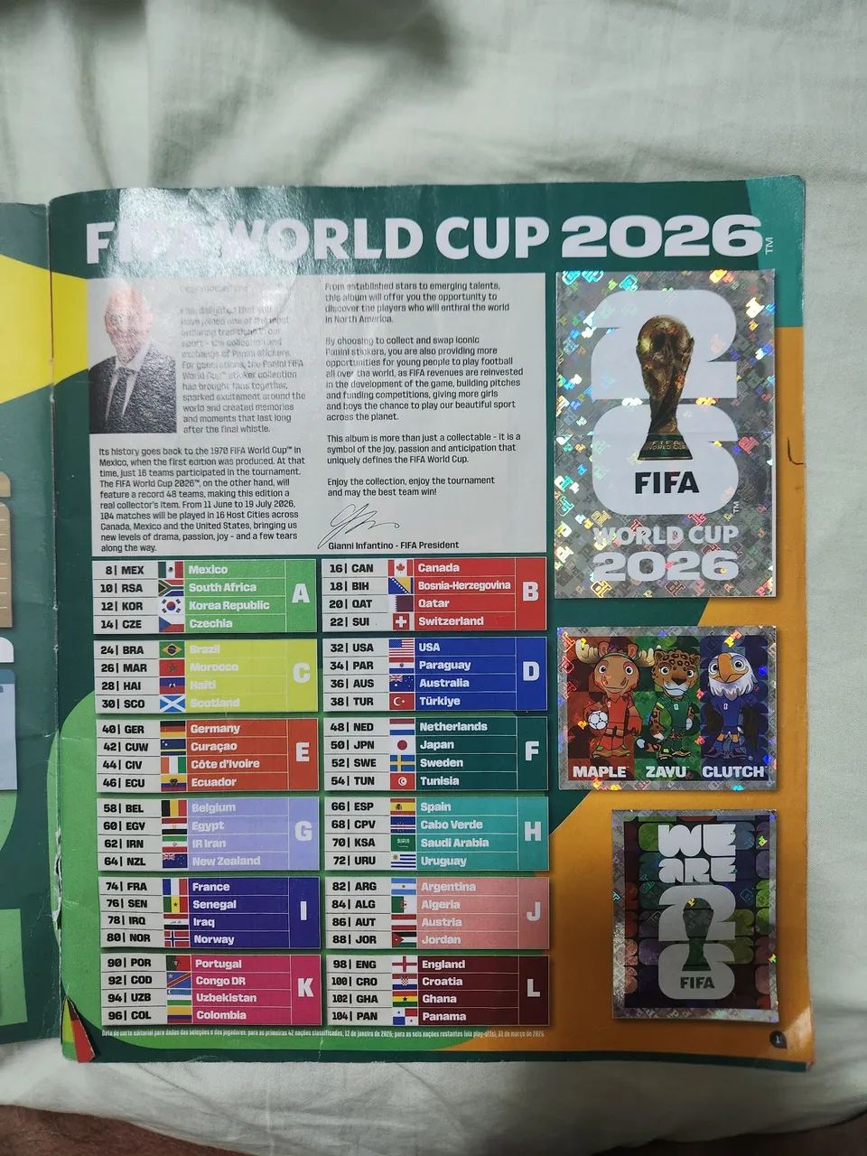 Album copa do mundo 2026 capa cartão - Foto 2