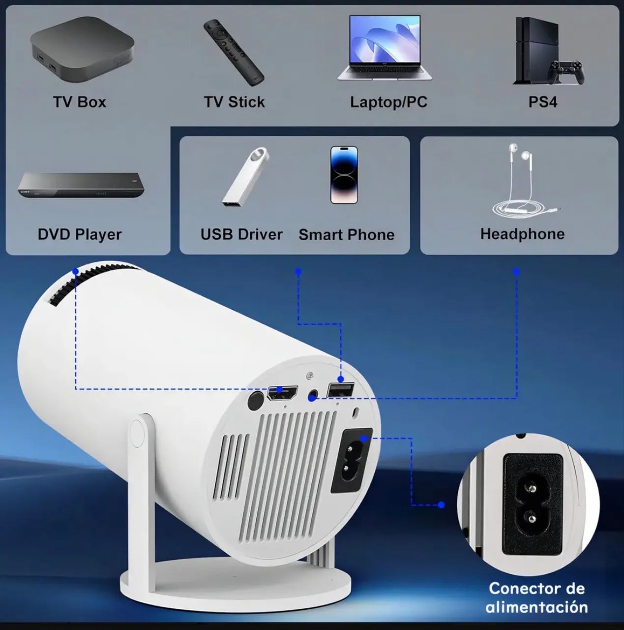 Projetor smart led  4k - Foto 4