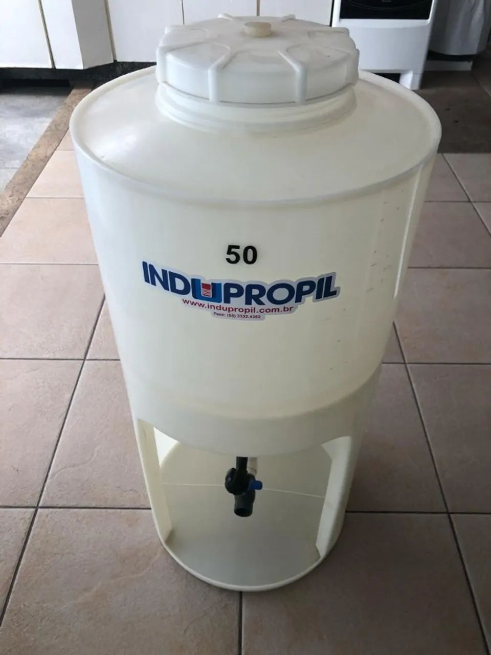 Fermentador cônico Indupropil 50 com pé