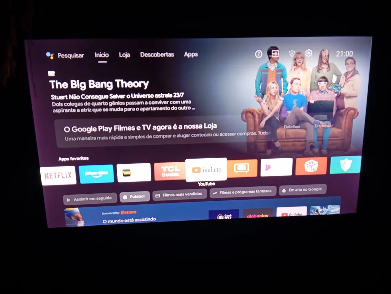 Vendo tv smat Android 32 polegadas Semp TCL tudo perfeito  - Foto 2