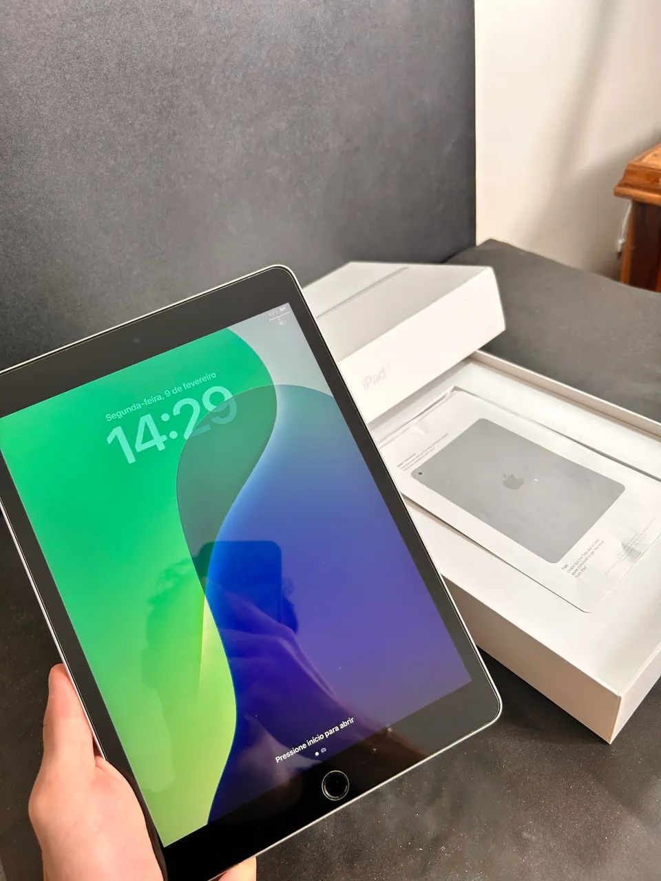 i pad iPad 9 64GB Silver Completo - OLX Pay - Prata - Aceito Troca e