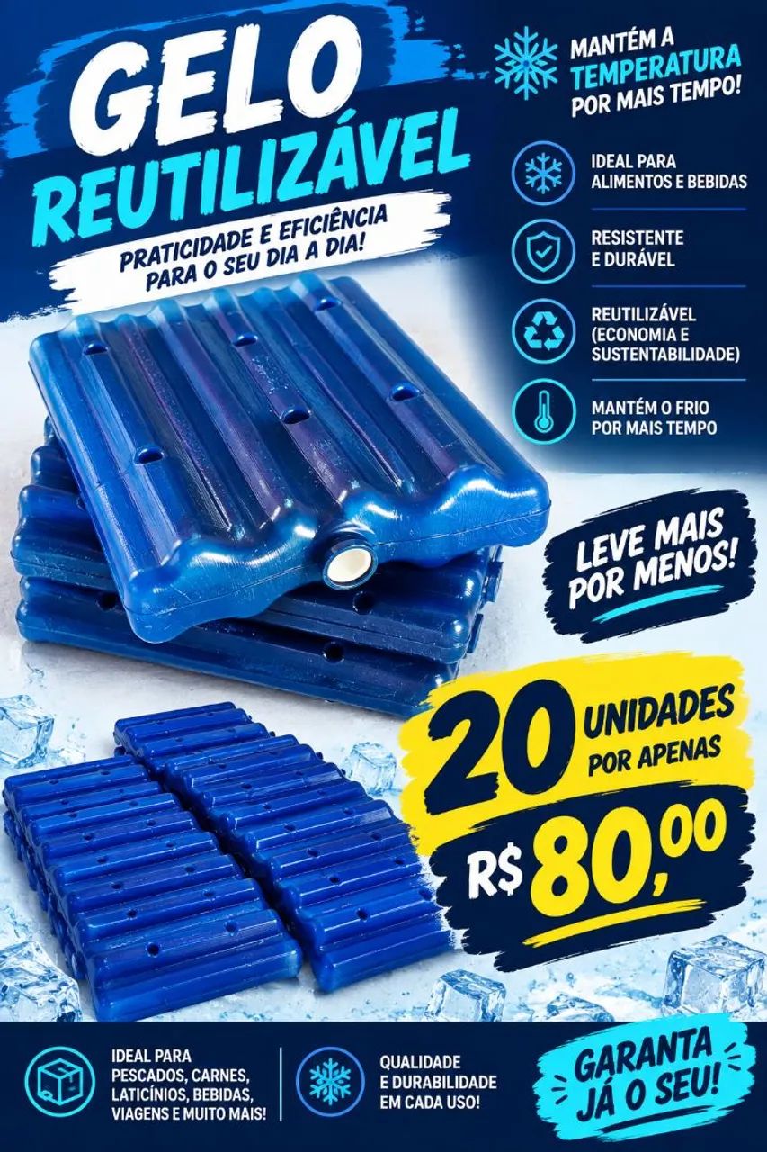 GEL TÉRMICO REUTILIZÁVEL 