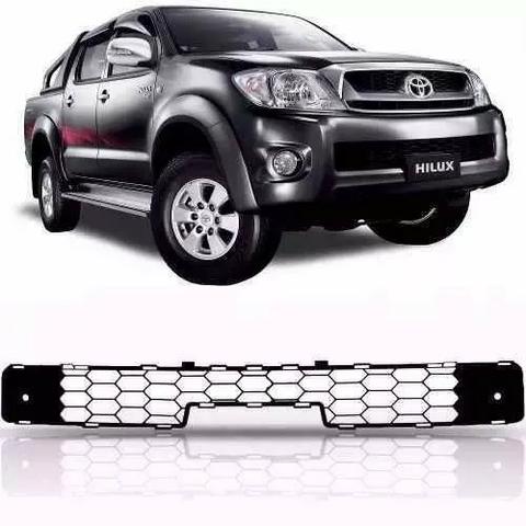 Tela Grade Inferior Parachoque Hilux 2009 2010 2011 Cinza
