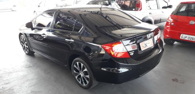 Honda Civic exr 2.0 com teto e borboleta top único dono - Foto 4