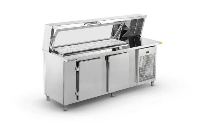 Balcão refrigerado condimentador 1,50mt