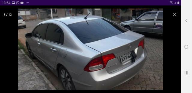 Civic honda2011lxl couro e gasde43milpor34.998 baixei - Foto 6