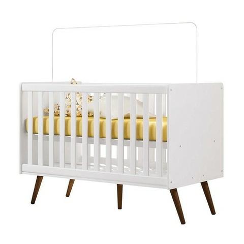 Quarto de Bebê Retrô Branco Brilho -Qmovi - Promoção - Embarque imediato - Foto 4