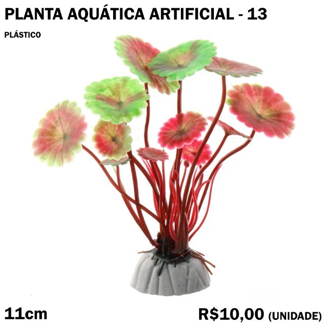 Planta Aquática Artificial Modelo 13
