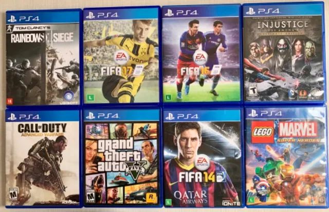 PS4 completo C/ 20 jogos - Videogames - Jardim Santo Onofre, Jaú 1254088149